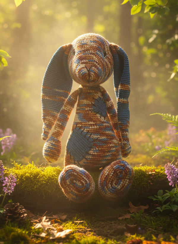 Podrobný návod na háčkovaného králíka v PDF – krok za krokem vás provede celým procesem tvorby až k hotovému originálnímu výrobku.