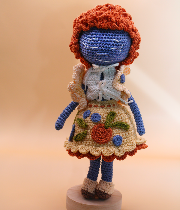 Háčkovaná panenka Borůvka