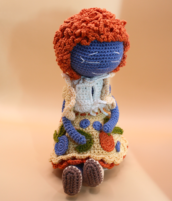 Háčkovaná panenka Borůvka