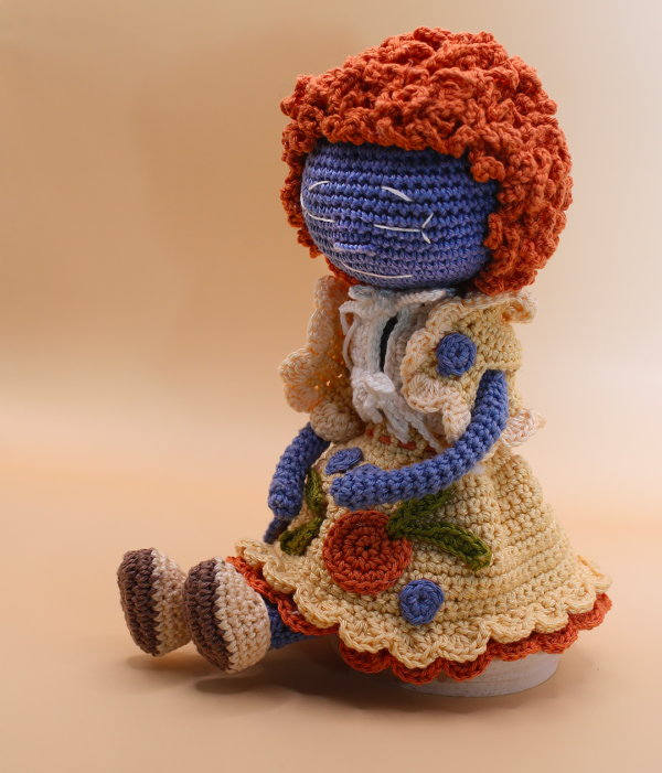 Háčkovaná panenka Borůvka