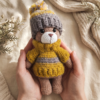 Háčkovaný medvídek 24 cm | Český Handmade