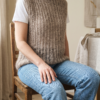 Mohérová vesta Nela – ručně háčkovaná | Český Handmade