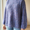 Mohérový svetr Viola – ručně háčkovaný | Český Handmade